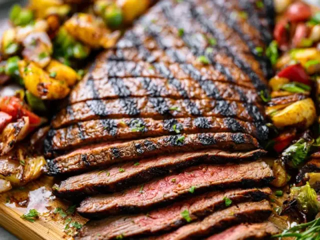 5-Ingredient Grilled Camping Flank Steak Done Right