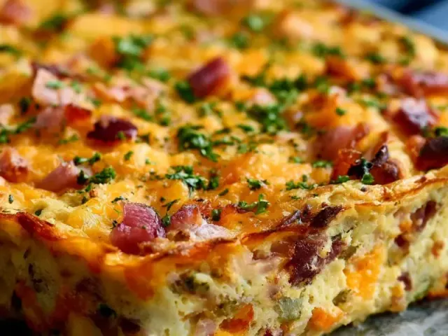5-Ingredient Make Ahead Camping Breakfast Casserole