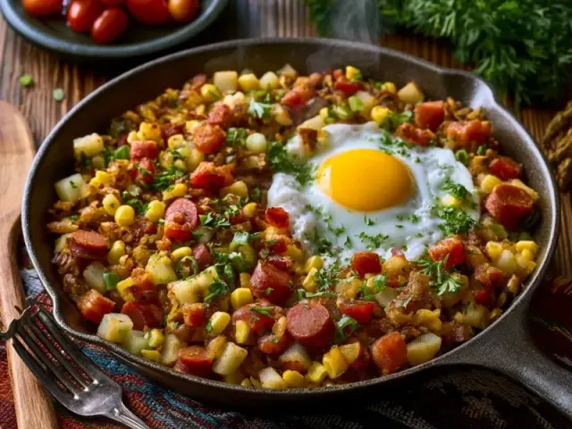 Hearty Camping Breakfast Hash Browns Recipe