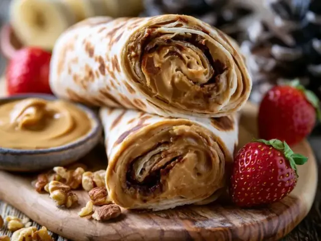 No-Refrigeration Camping Peanut Butter Wraps for the Campfire