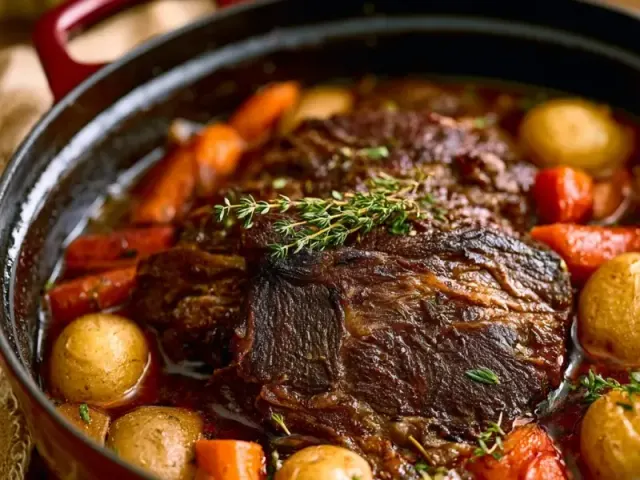 Quick Dutch Oven Camping Pot Roast: One-Pot Fire Method